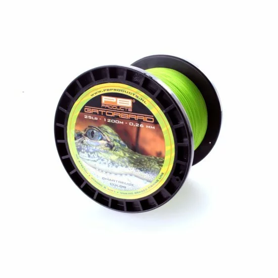 PB Products Gator Trenza 0.30mm 30lb 1200m Chartreuse 3 PB Products Gator Trenza 0.30mm 30lb 1200m Chartreuse
