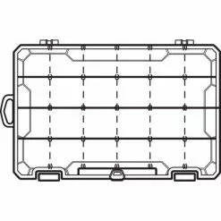 Flambeau Tuff Tainer Caja De Almacenamiento Transparente Con Zerust 4007 27.9X18.4X4.5CM -Bobinas a granel Ventas 2023 4007203 550x550w