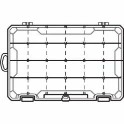 Flambeau Tuff Tainer Caja De Almacenamiento Transparente Con Zerust 4007PD4 27.9X18.4X4.5CM -Bobinas a granel Ventas 2023 4007pd4203 550x550w