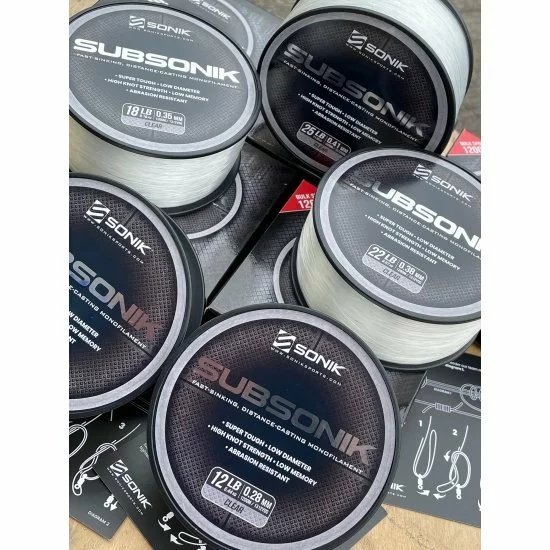 Sonik Subsonik Monofilamento Claro 0.31mm 3000m 5 Sonik Subsonik Monofilamento Claro 0.31mm 3000m - Imagen 3