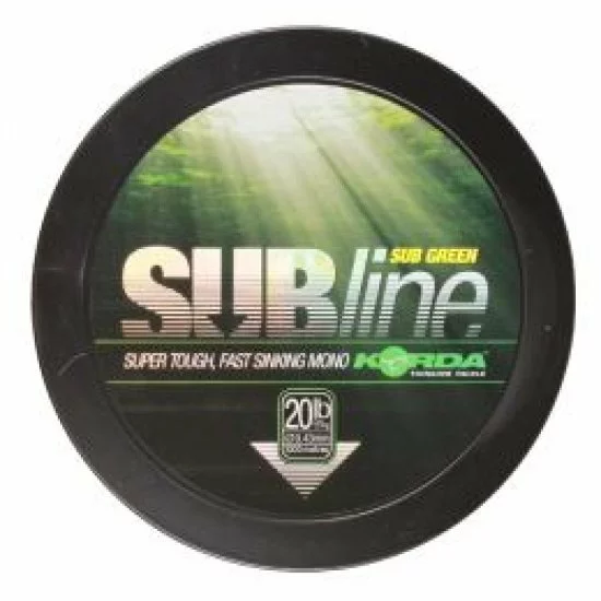 Korda Subline Verde 20lb 0.43mm 1000m 3 Korda Subline Verde 20lb 0.43mm 1000m