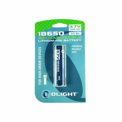 Batería Olight 18650 2600 MAh Para Serie M En Blíster -Bobinas a granel Ventas 2023 Olight 18650 2600 mAh Accu voor M Serie op Blister 550x550w