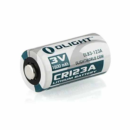 Batería De Litio Olight CR123A 3V 1600mAh 4 Batería De Litio Olight CR123A 3V 1600mAh - Imagen 2