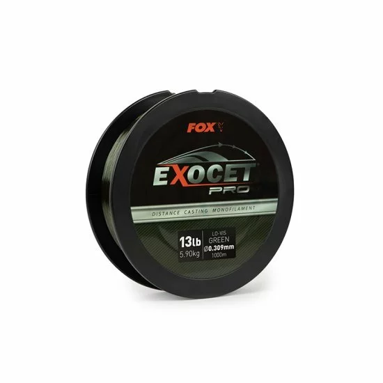 Fox Exocet Pro Monofilamento Lo-Vis Verde 0.261mm 1000m 3 Fox Exocet Pro Monofilamento Lo-Vis Verde 0.261mm 1000m
