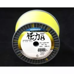 Shimano Line Kairiki 8 3000m 0.13mm 8.2kg Amarillo -Bobinas a granel Ventas 2023 original 550x550 2