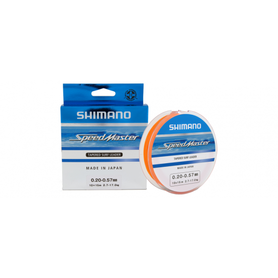 Shimano Speedmaster Tapered Leader Naranja 10X15m 0.18-0.50mm 4 Shimano Speedmaster Tapered Leader Naranja 10X15m 0.18-0.50mm - Imagen 2